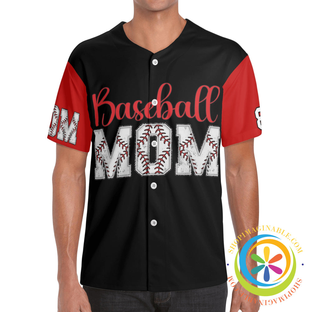 Mom Unisex Baseball Jersey