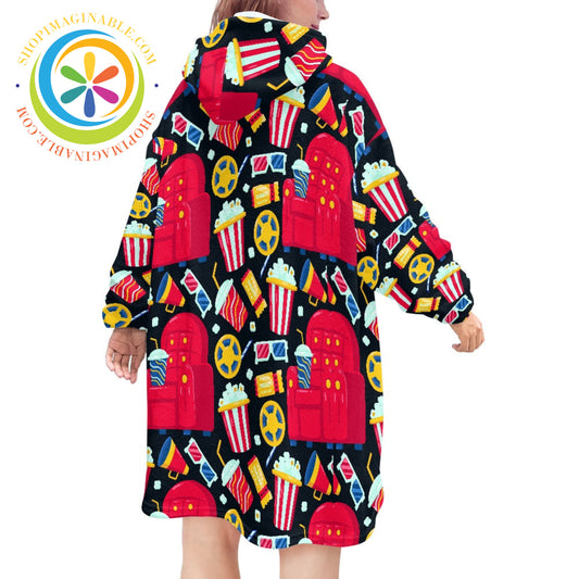 Movie Time - Blanket Hoodie white / ONESIZE Blanket Hoodie