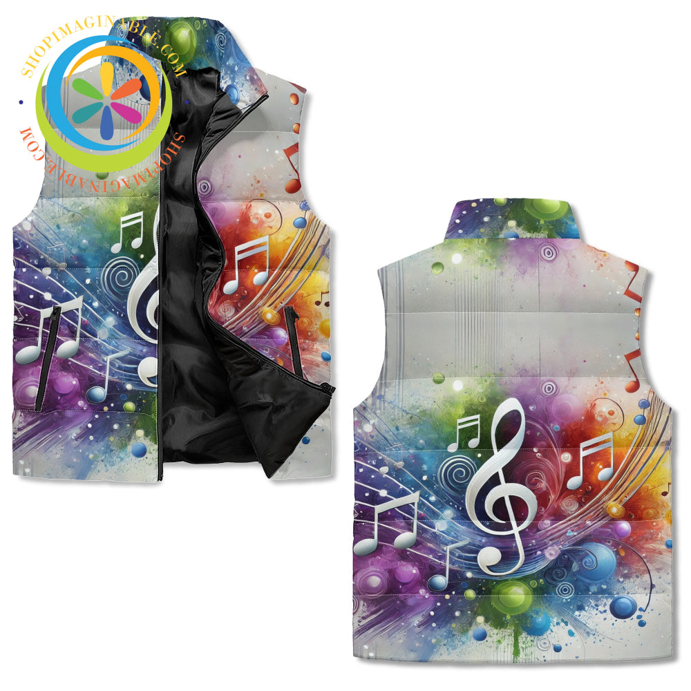 Music Lovers Puffer Vest