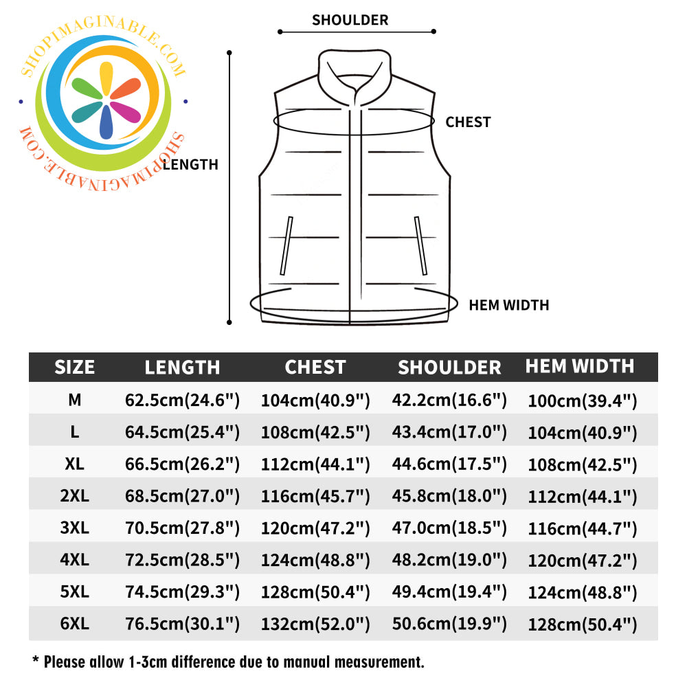 Night Wolf Puffer Vest