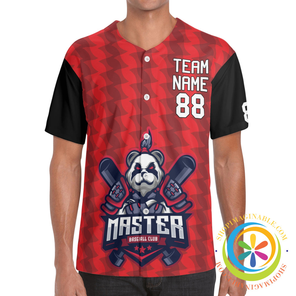 Panda Masters Unisex Baseball Jersey-ShopImaginable.com