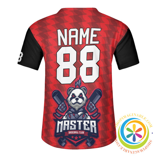 Panda Masters Unisex Baseball Jersey-ShopImaginable.com