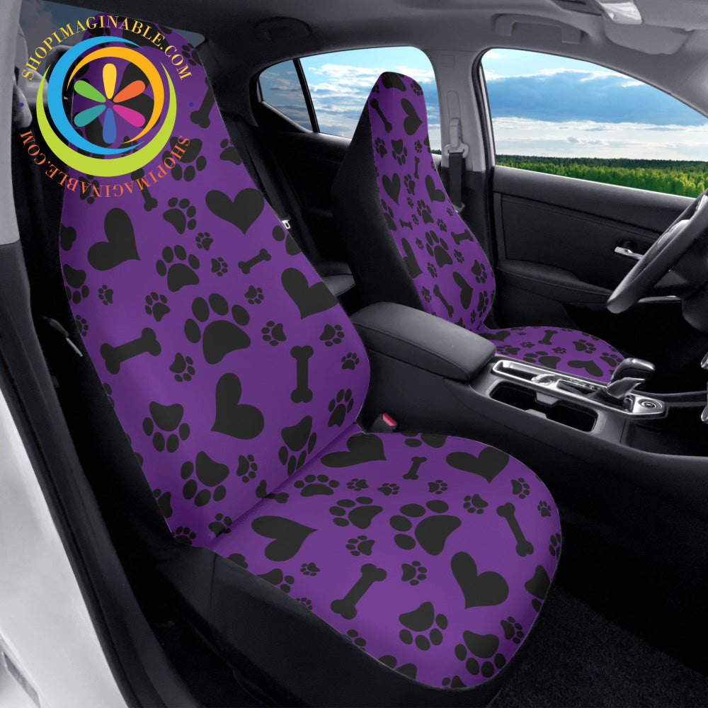 Paws-Itive Its Love Car Seat Covers Cover