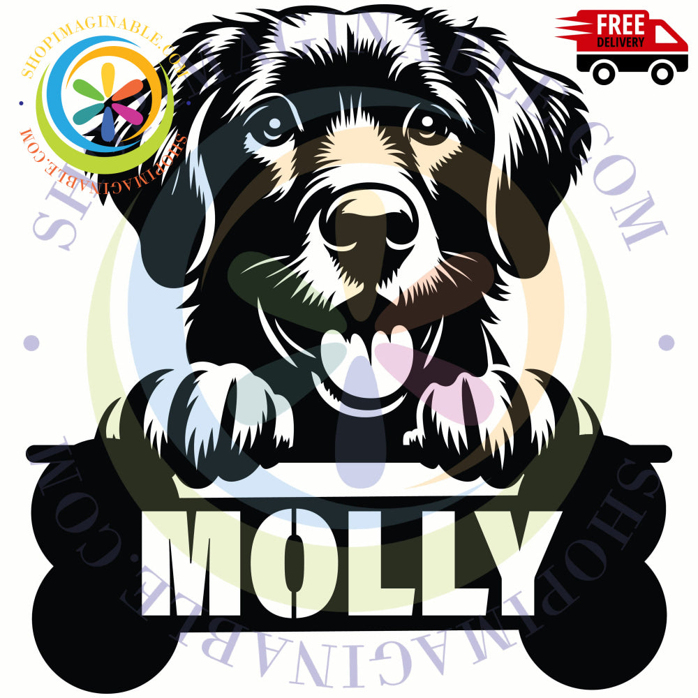 Personalized Dog Metal Wall Decor Art
