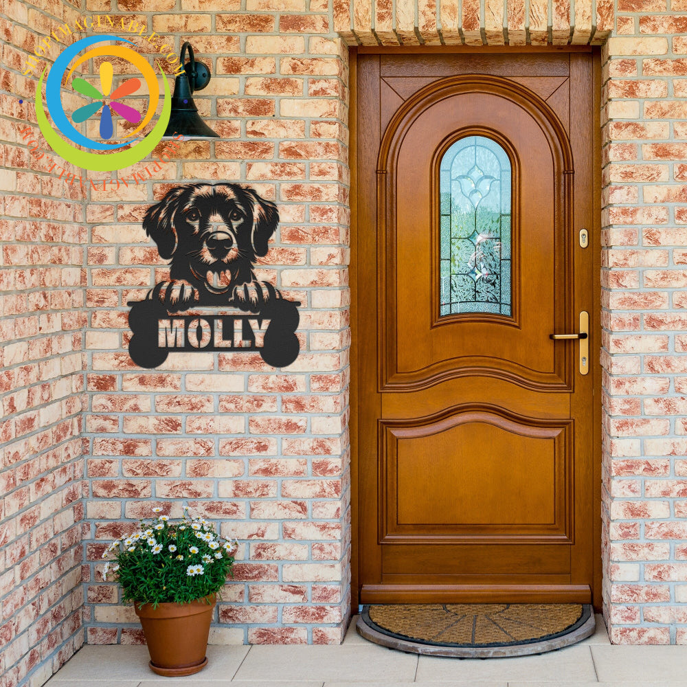 Personalized Dog Metal Wall Decor Art
