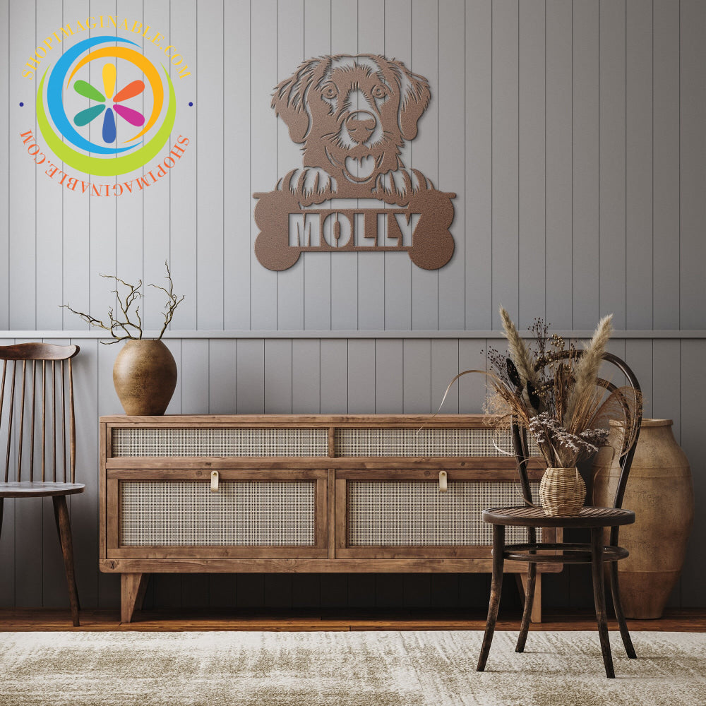 Personalized Dog Metal Wall Decor Art