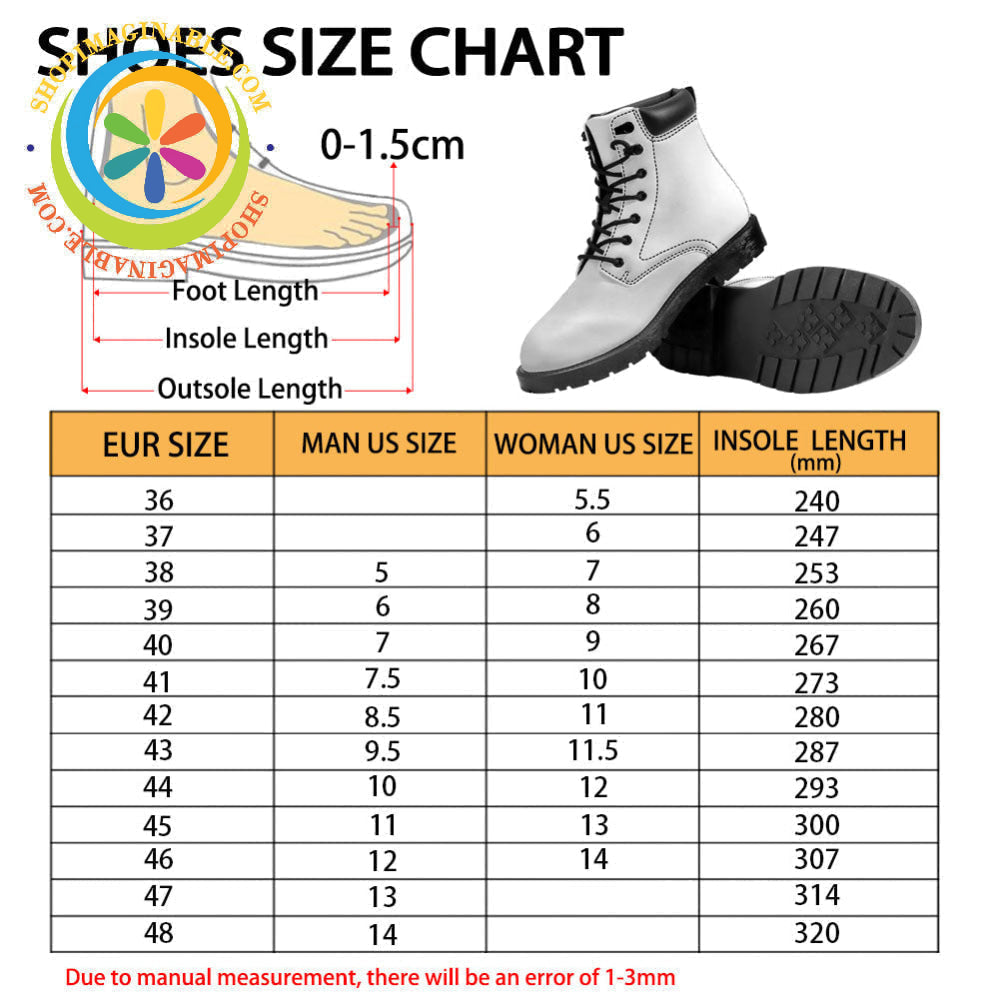 Bed of Roses - Leather Martin Boots Leather Martin Boots