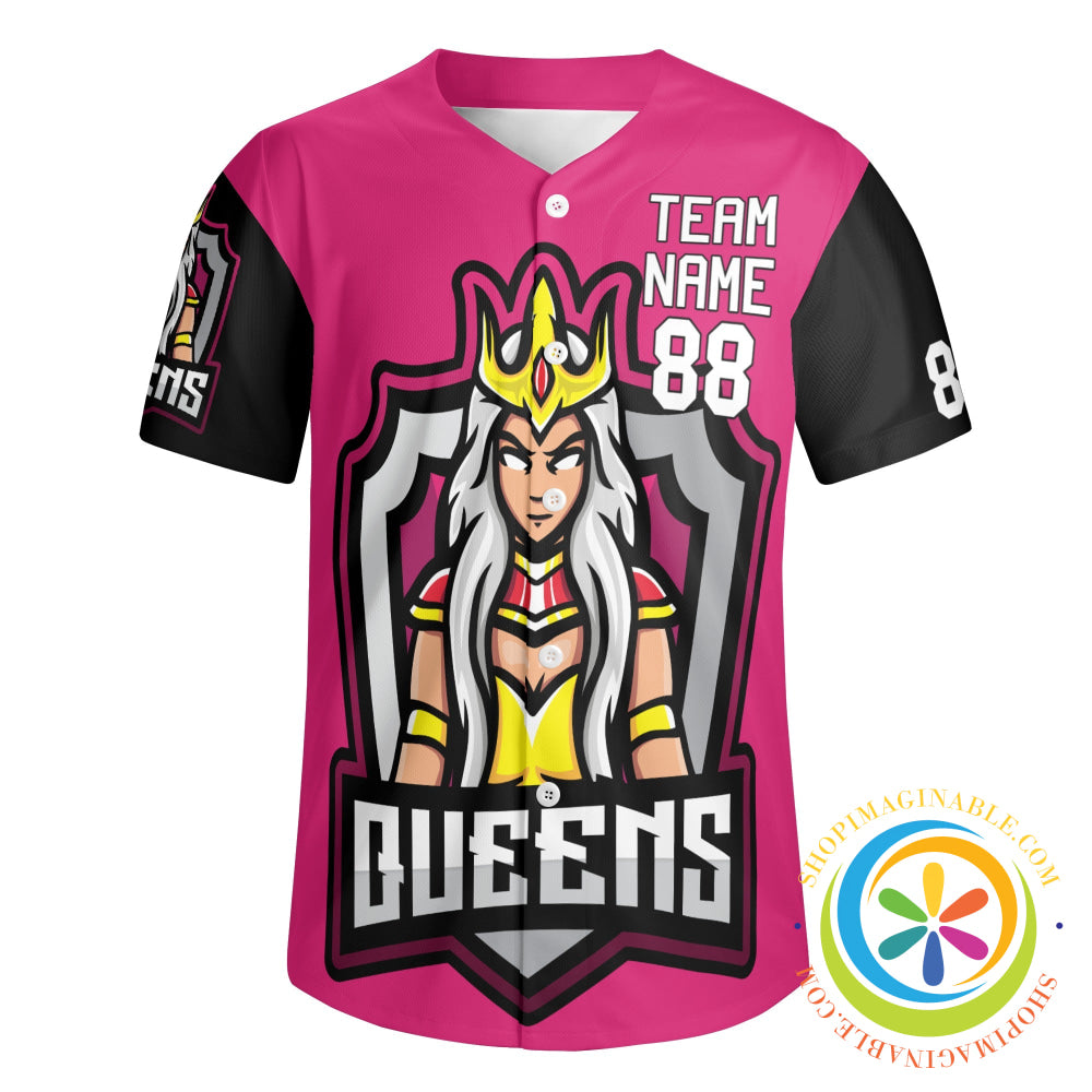 Queens Unisex Baseball Jersey