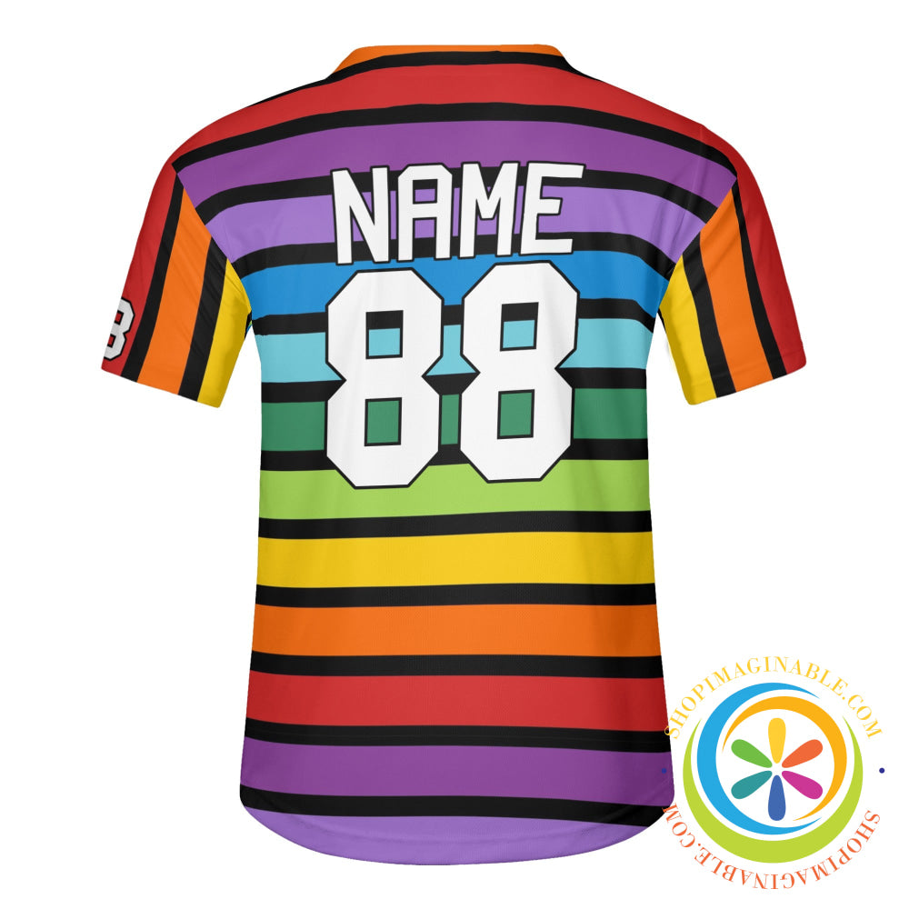 Rainbow Unisex Baseball Jersey