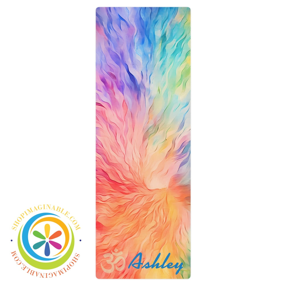 Rainbow Vibrant Magical Yoga Mat