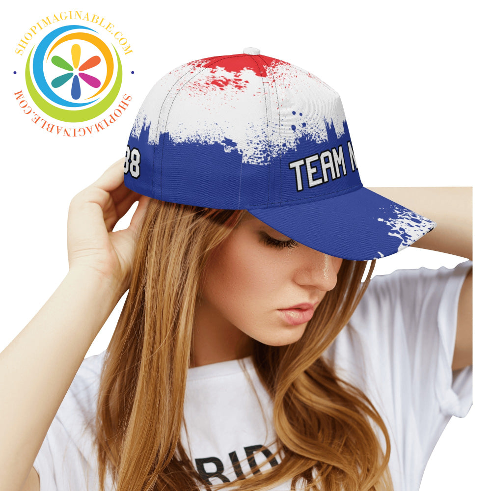 Red White & Blue Baseball Hat
