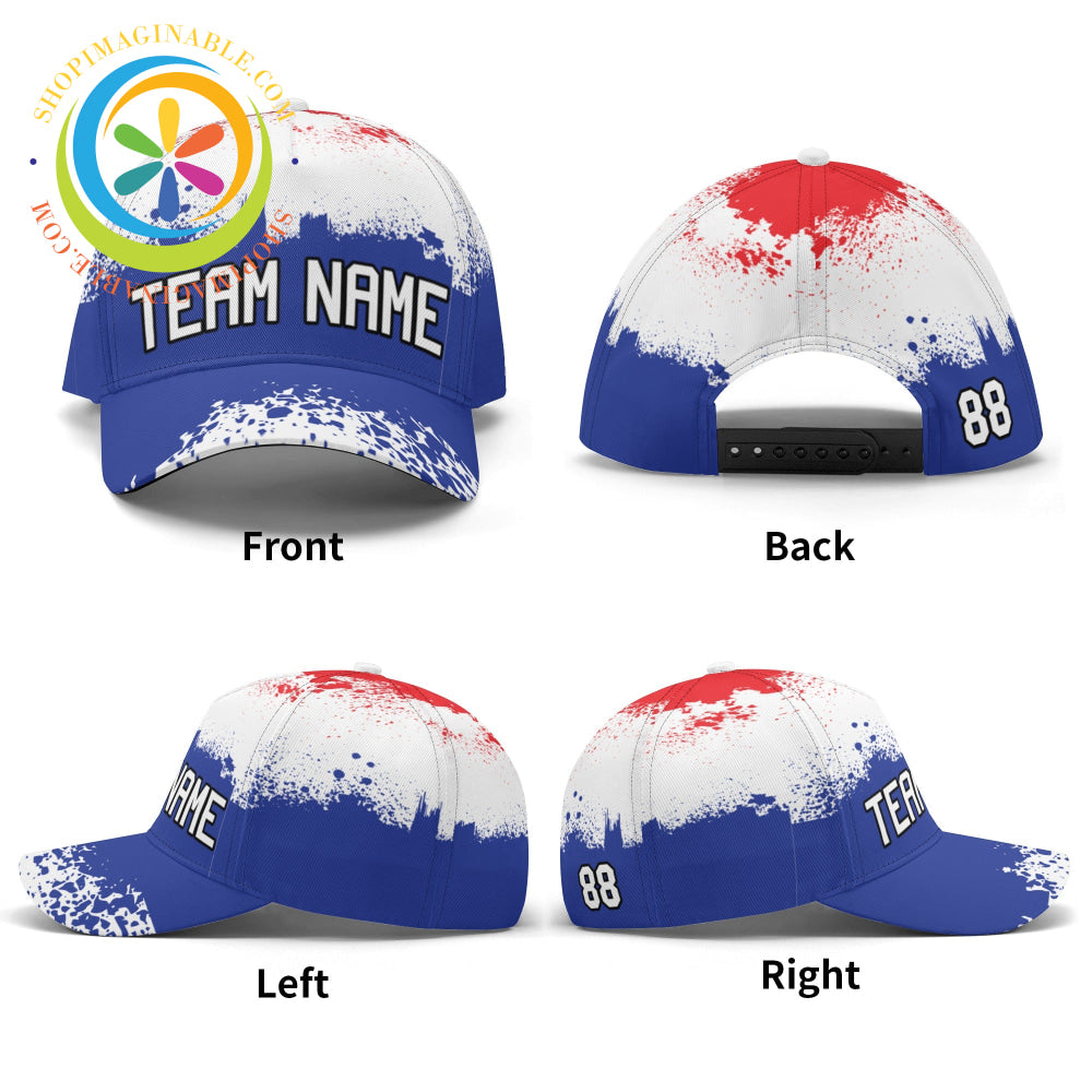 Red White & Blue Baseball Hat