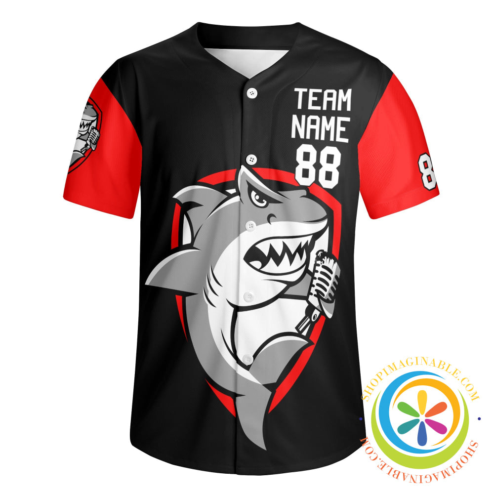 Sharks Unisex Baseball Jersey S