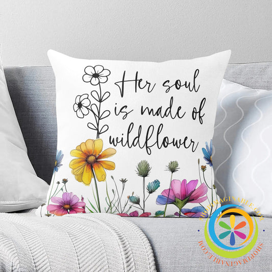Soul Of Wildflowers Pillow Cover
