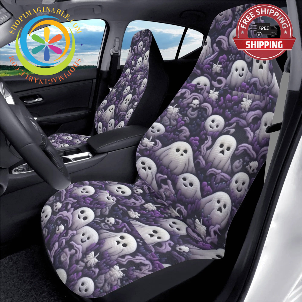 Spooky Ghosts Car Seat Covers