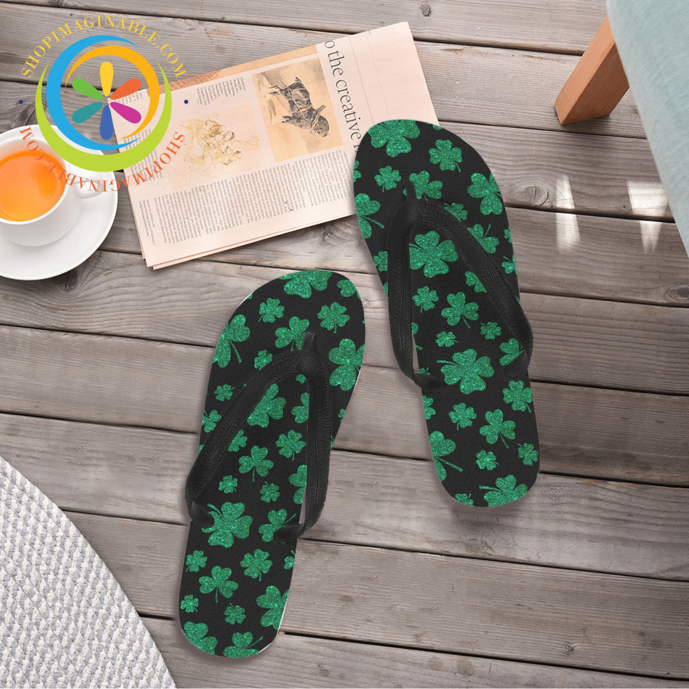 St. Patricks Day Flip-Flops Men's & Ladies-ShopImaginable.com