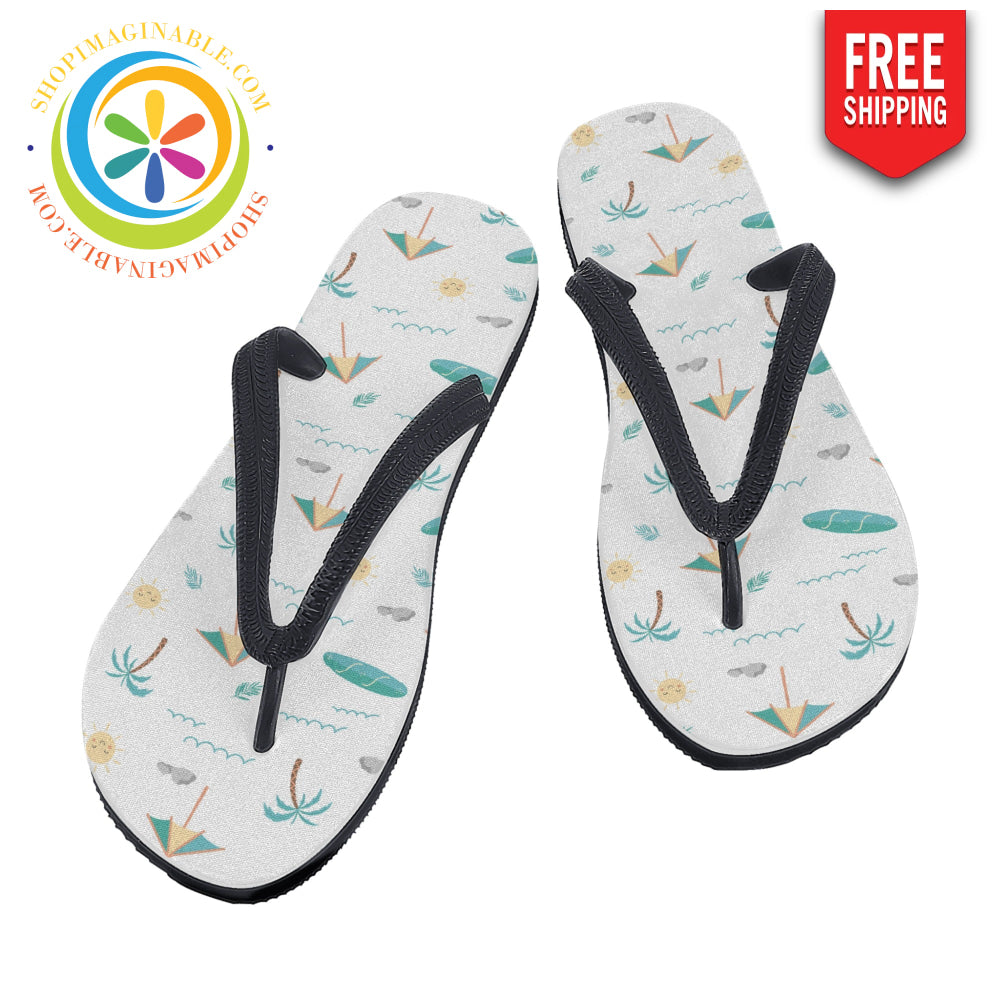 Summer Days Mens & Ladies Flip-Flops Small (Us 5-6 /Eu 35-37) / 2
