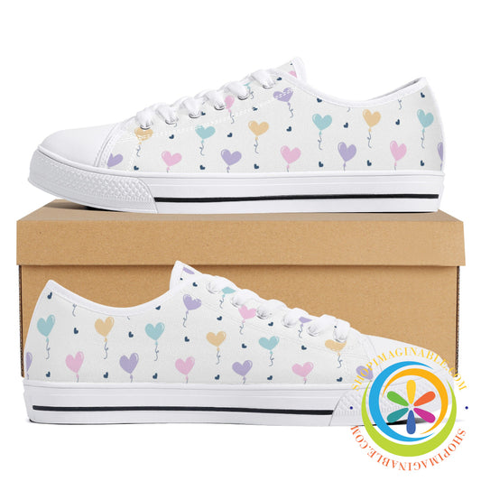 Take My Heart Ladies Low Top Canvas Shoes