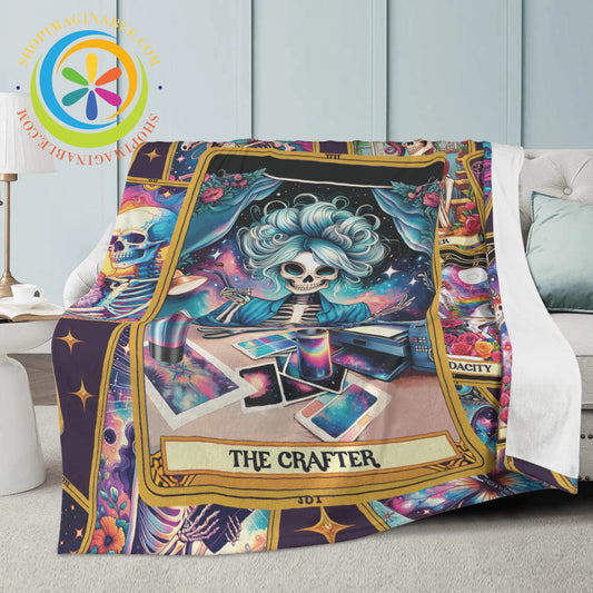 Tarot - The Crafter Premium Fleece Blanket
