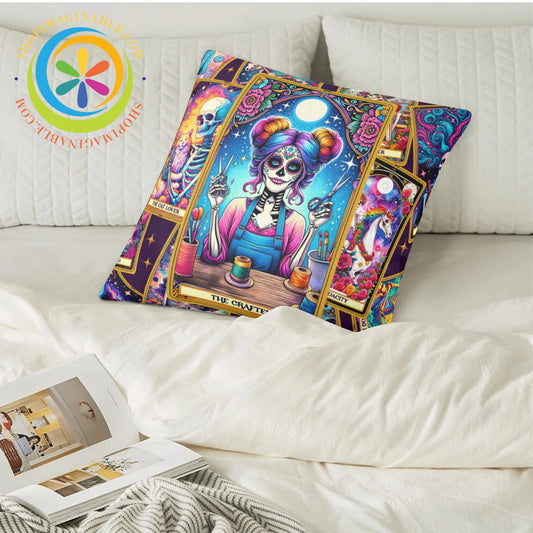 The Crafter - Tarot Pillow Cover