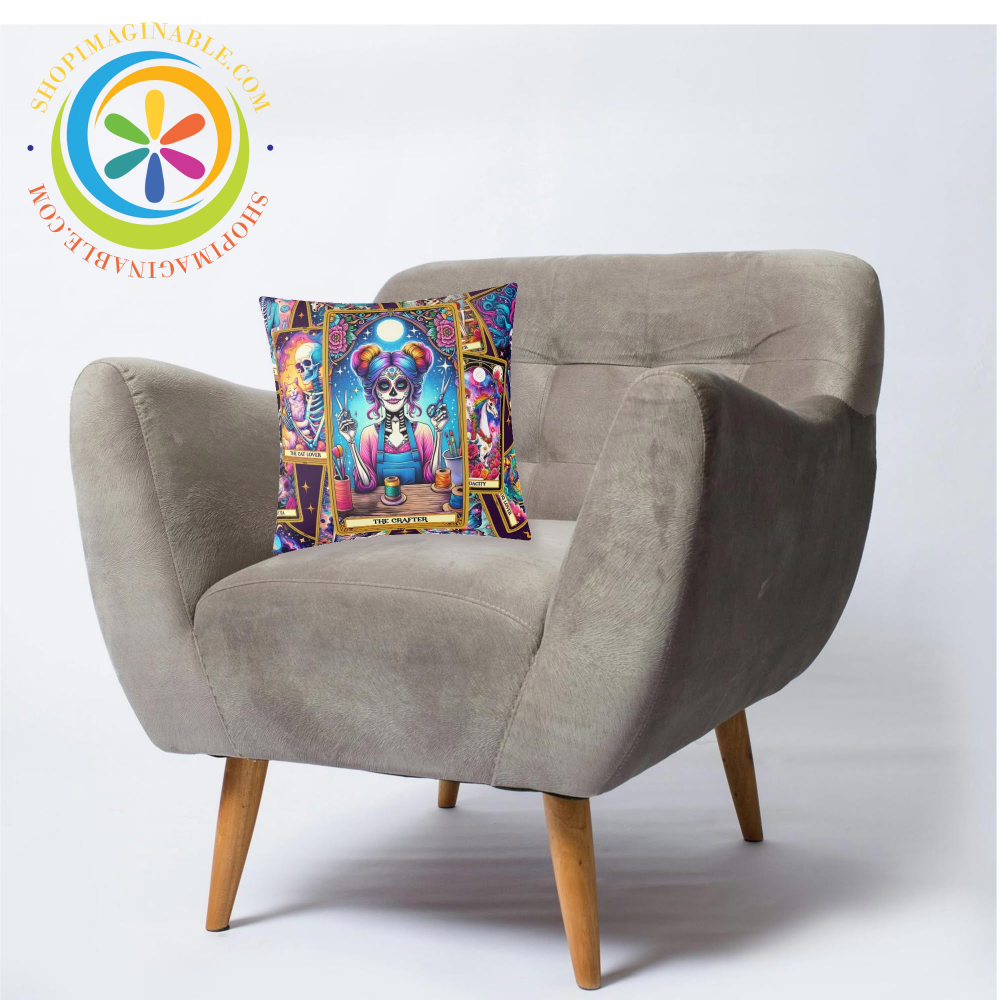 The Crafter - Tarot Pillow Cover