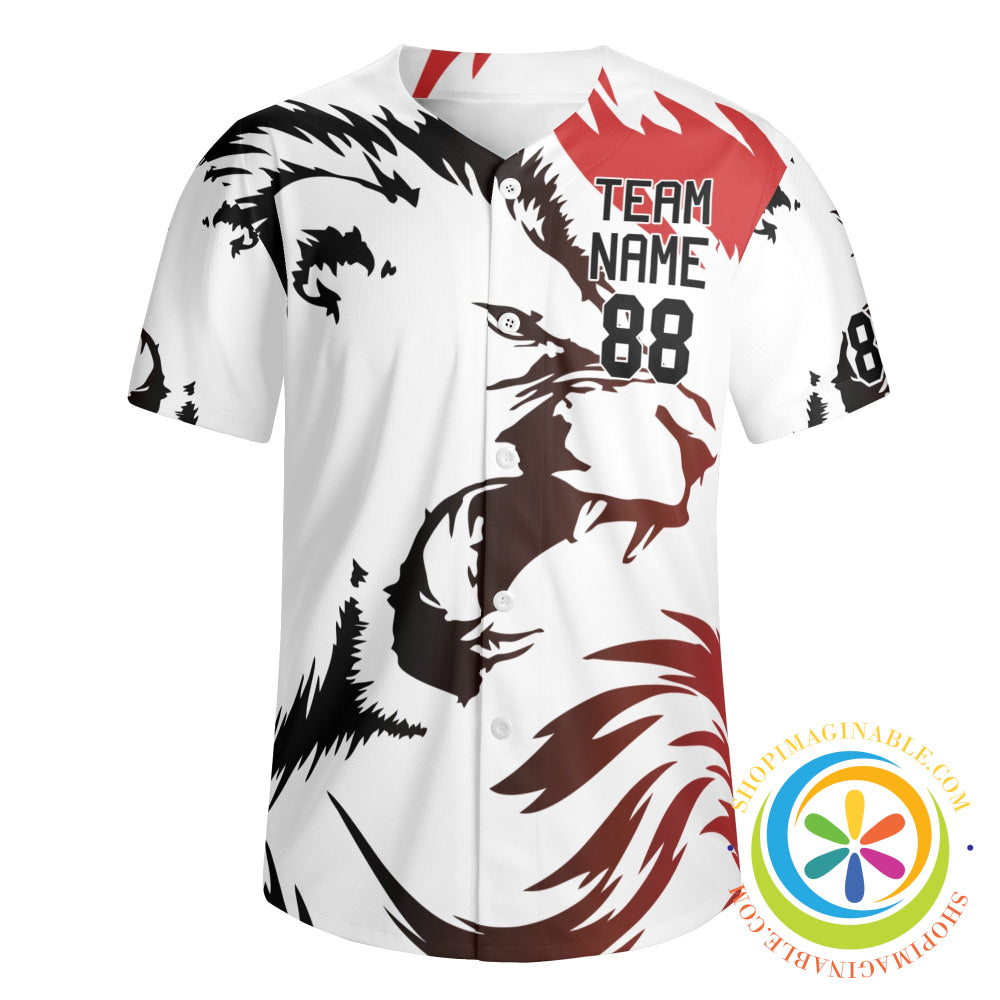 The Lion Unisex Baseball Jersey
