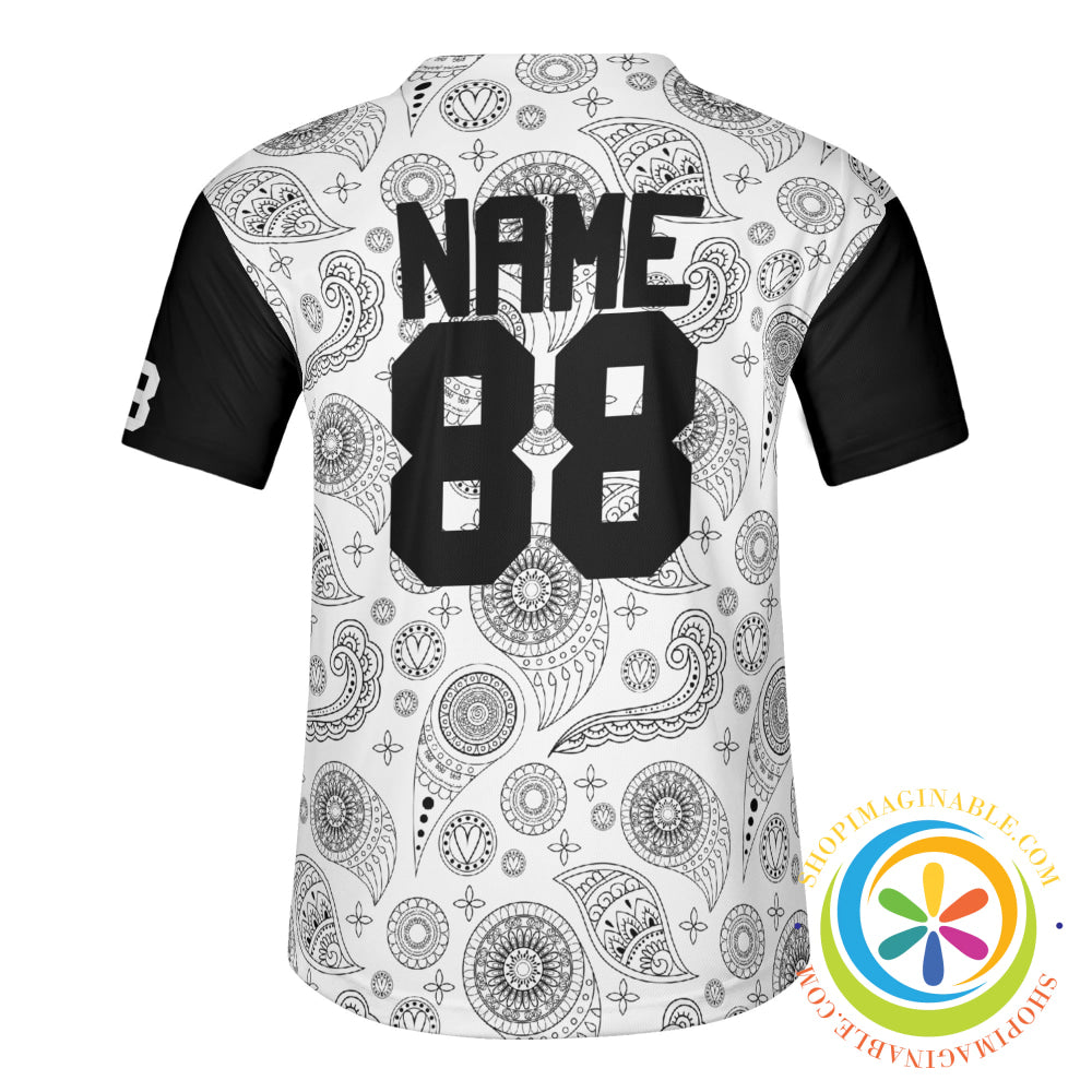 The Paisley Unisex Baseball Jersey