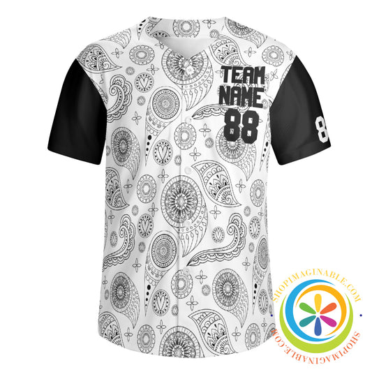 The Paisley Unisex Baseball Jersey
