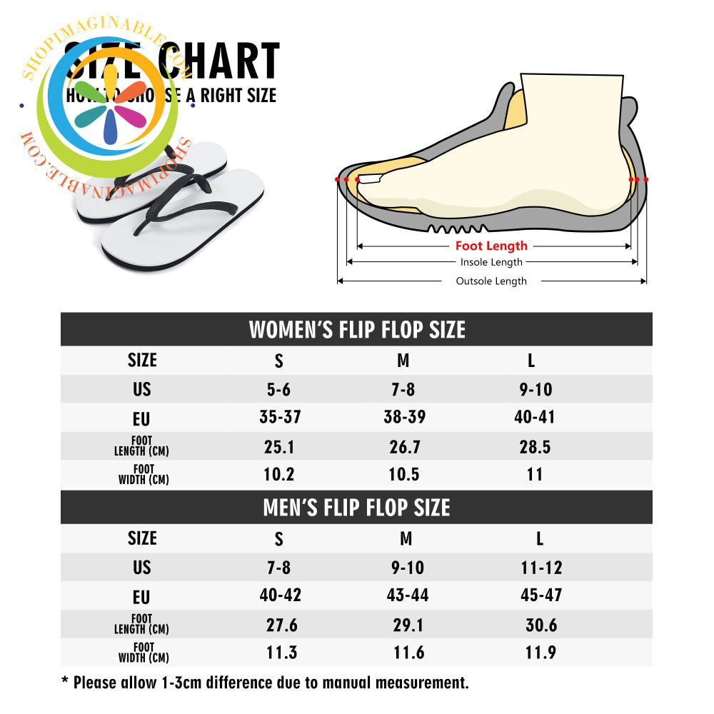 The Rockstar Mens & Ladies Flip-Flops