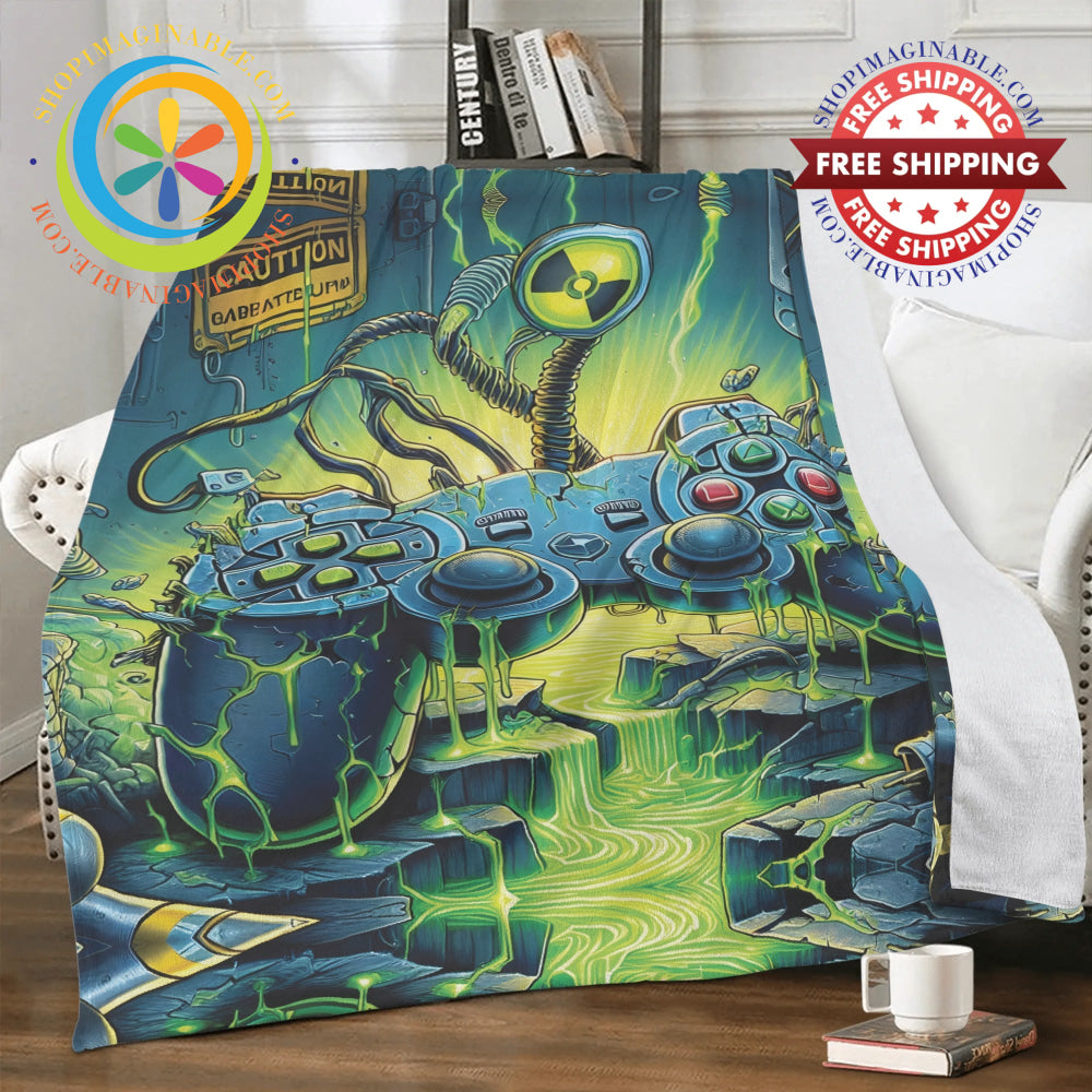 Toxic Gamer Premium Fleece Blanket