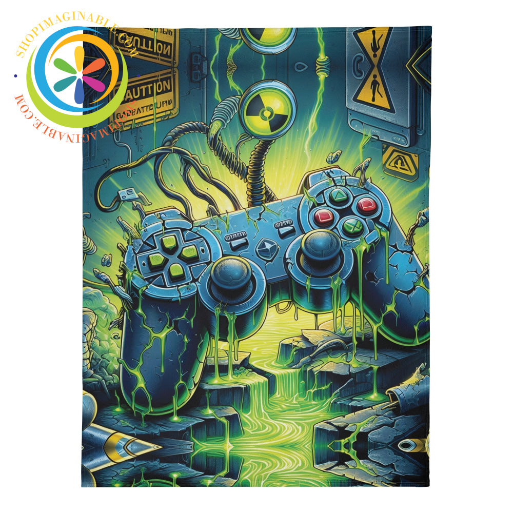 Toxic Gamer Premium Fleece Blanket