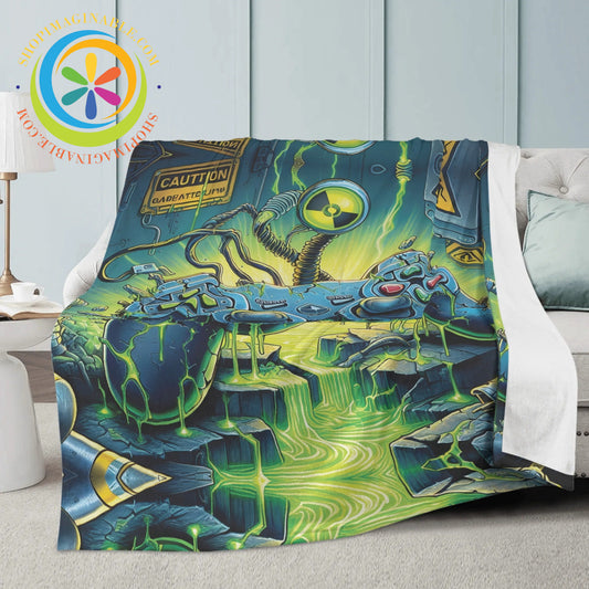 Toxic Gamer Premium Fleece Blanket