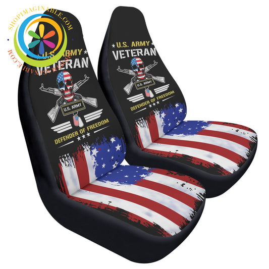 U.s. Army Veteran Cloth Car Seat Covers