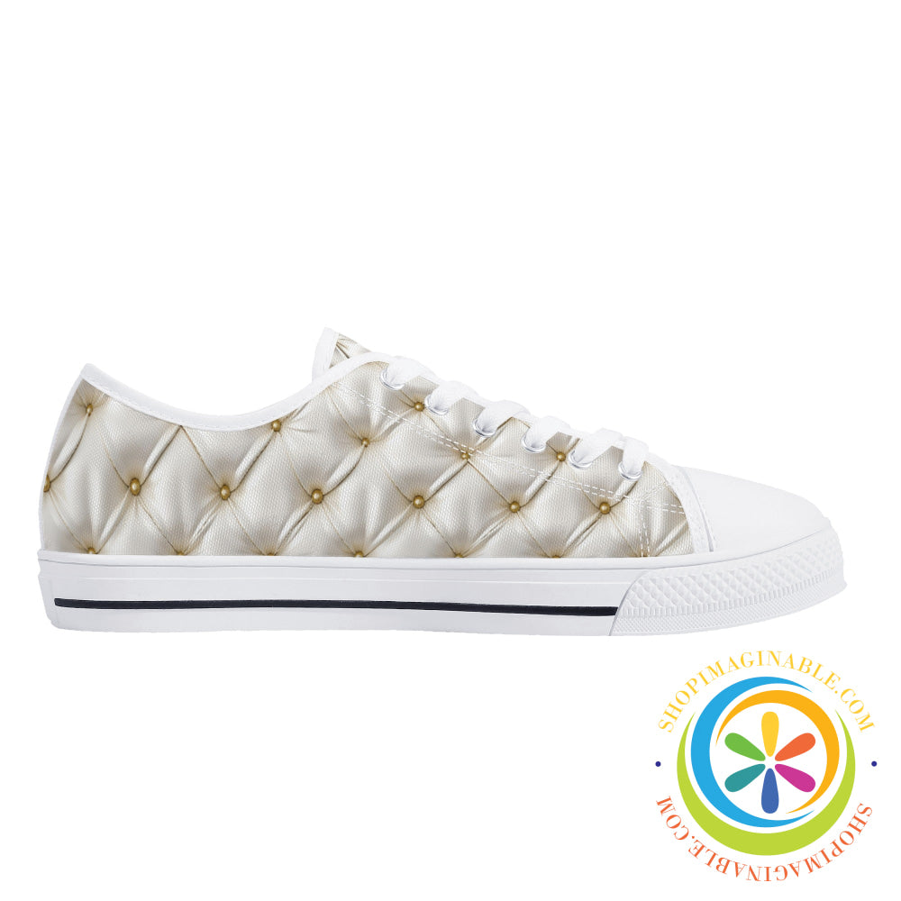 Under Dress Bridal Ladies Low Top Canvas Shoes