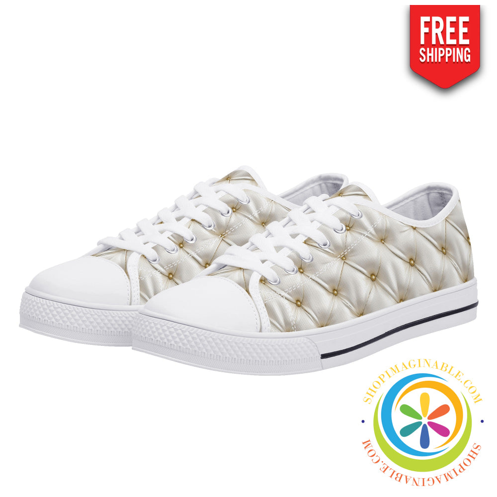 Under Dress Bridal Ladies Low Top Canvas Shoes Us12 (Eu44)