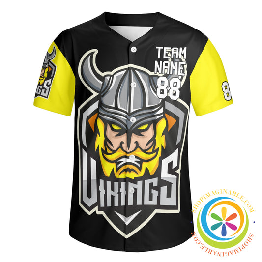Vikings Unisex Baseball Jersey