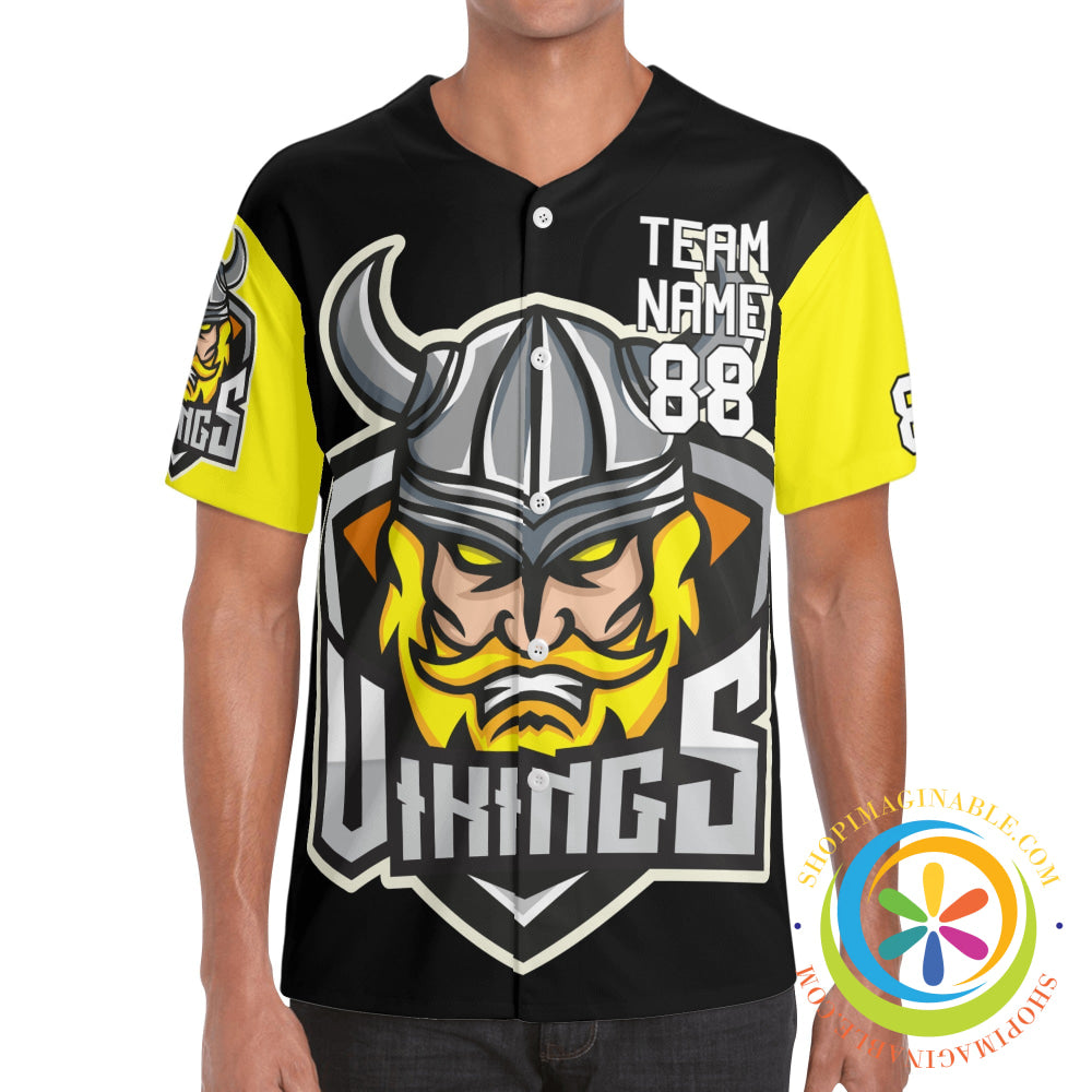 Vikings Unisex Baseball Jersey