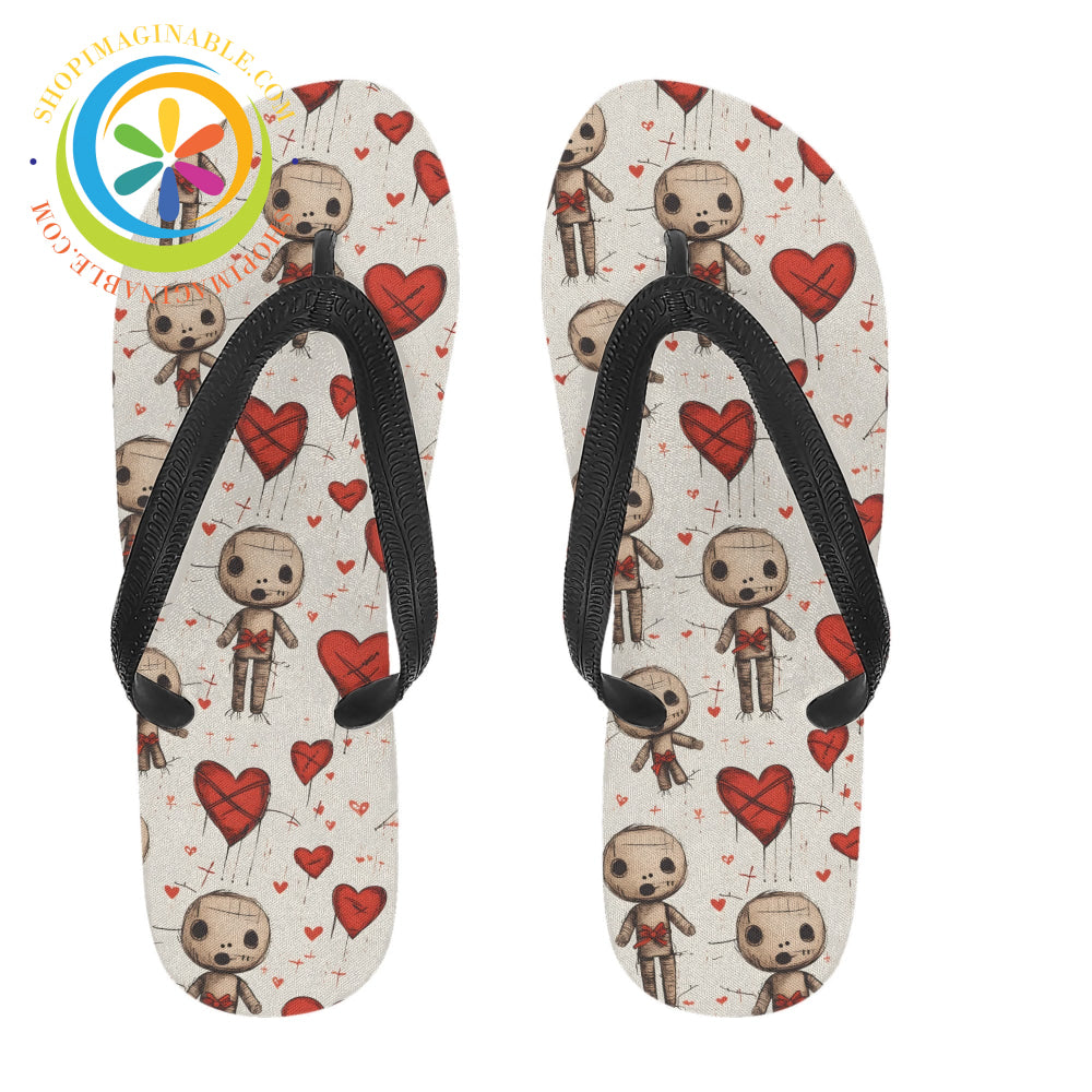 VooDoo Love Men's & Ladies Flip-Flops-ShopImaginable.com