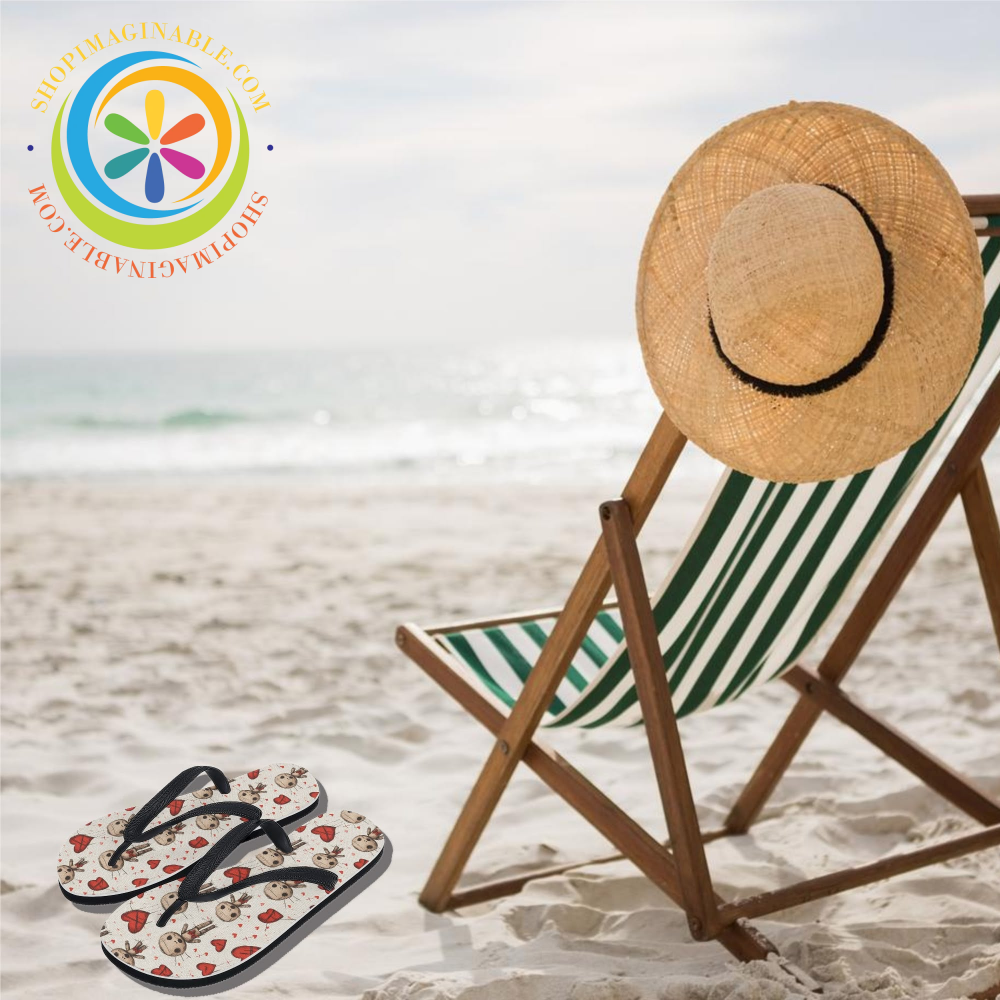 VooDoo Love Men's & Ladies Flip-Flops-ShopImaginable.com