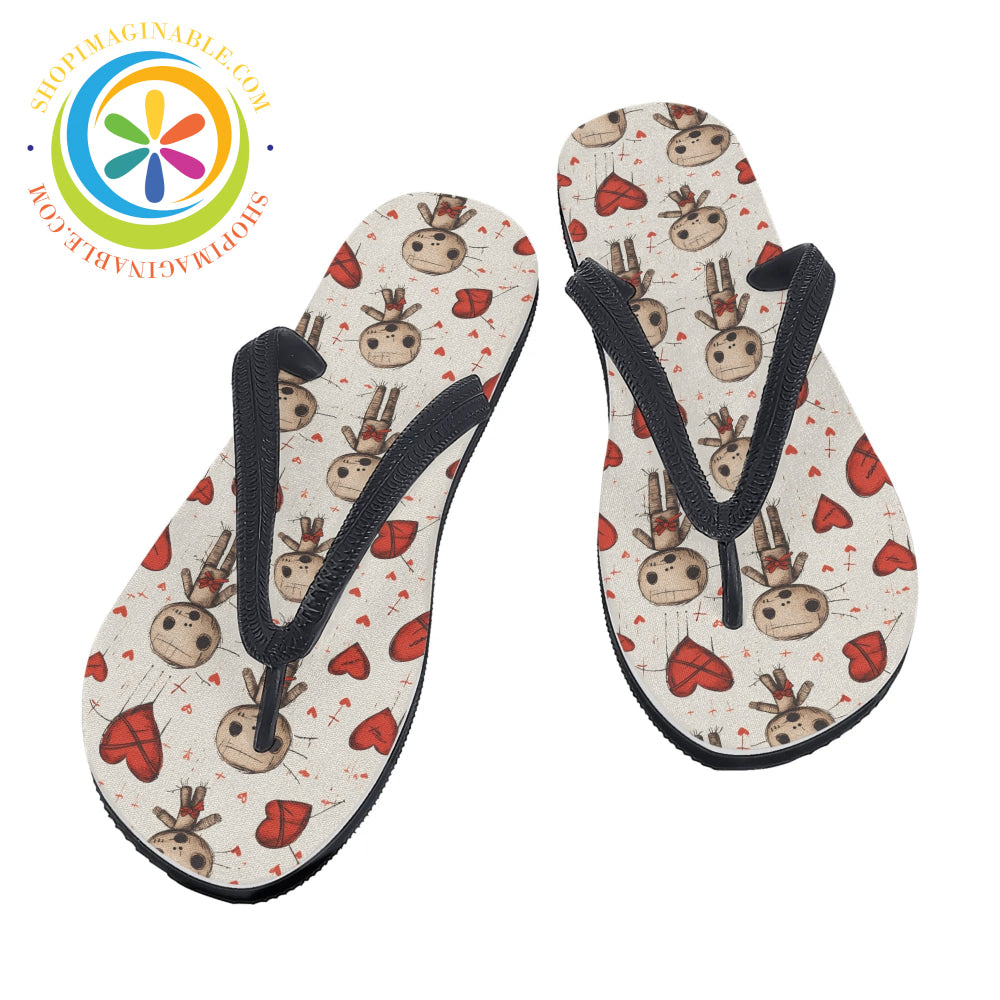 VooDoo Love Men's & Ladies Flip-Flops-ShopImaginable.com