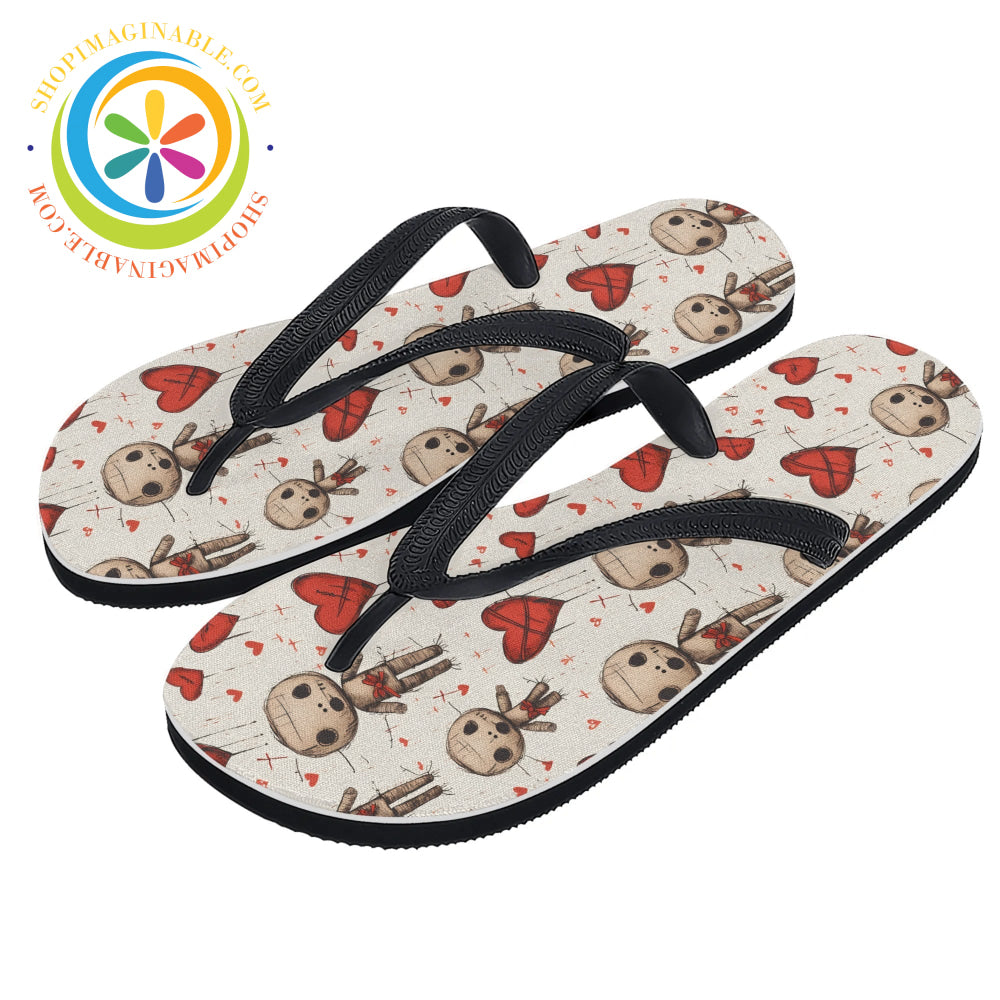 VooDoo Love Men's & Ladies Flip-Flops-ShopImaginable.com