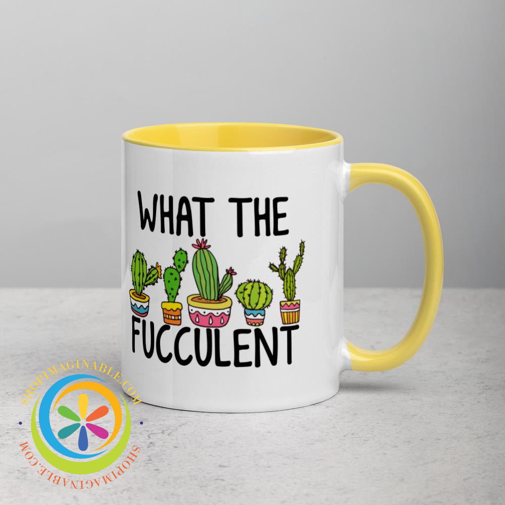 What The Fucculent Colored Coffee Mug Cup-ShopImaginable.com