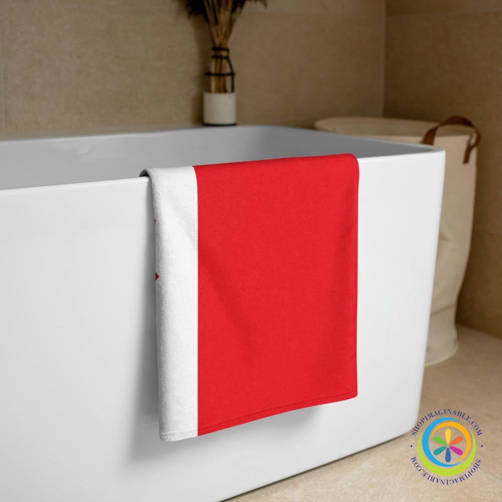 Canada Flag Beach Bath Towel-ShopImaginable.com