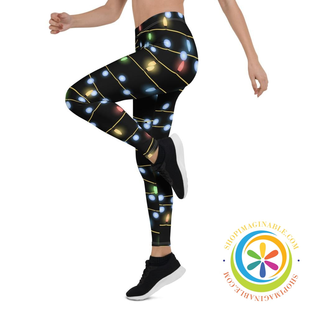 Christmas Lights Full Length Leggings-ShopImaginable.com