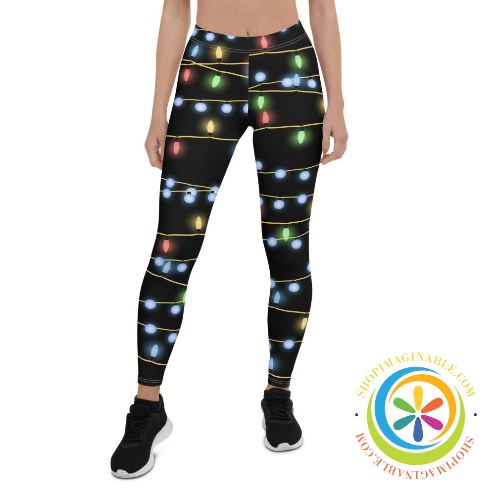 Christmas Lights Full Length Leggings-ShopImaginable.com