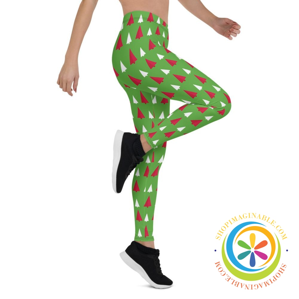 Christmas Tree Holiday Leggings-ShopImaginable.com