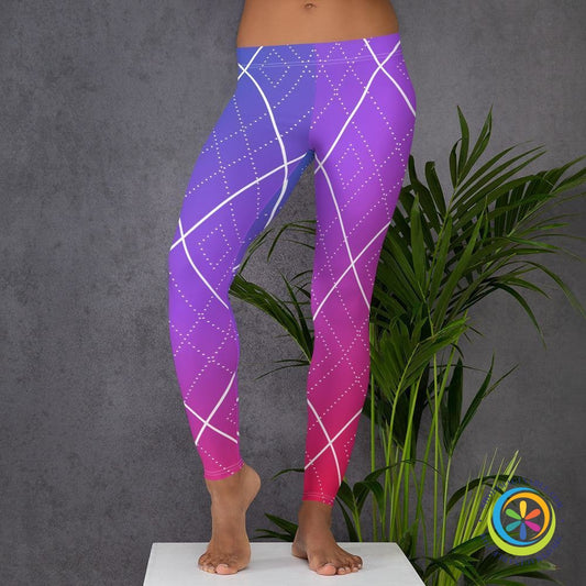 Colorful Diamond Abstract Leggings-ShopImaginable.com