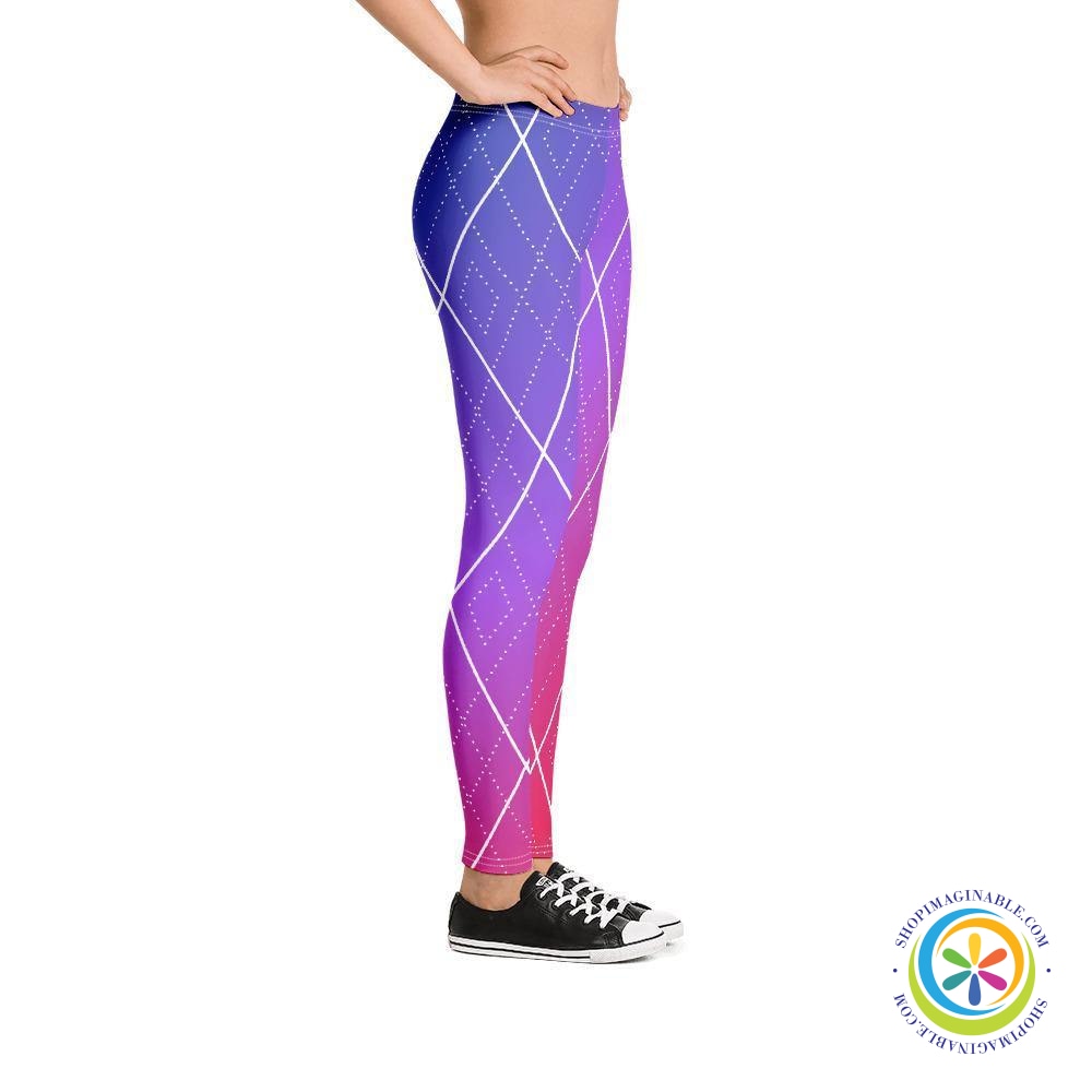 Colorful Diamond Abstract Leggings-ShopImaginable.com