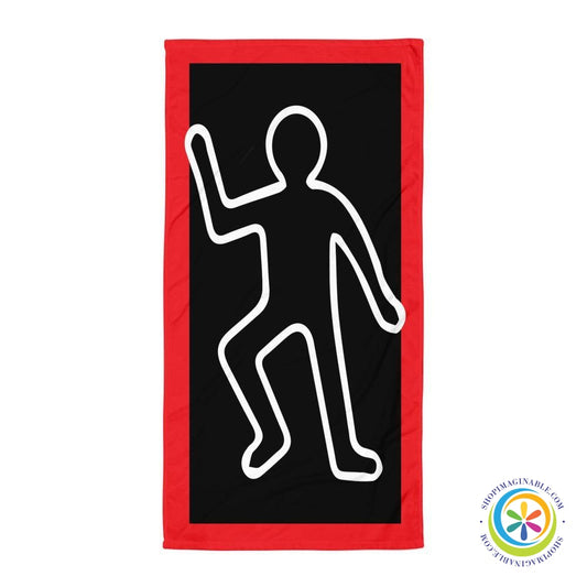 CSI Dead Body Beach Bath Towel-ShopImaginable.com