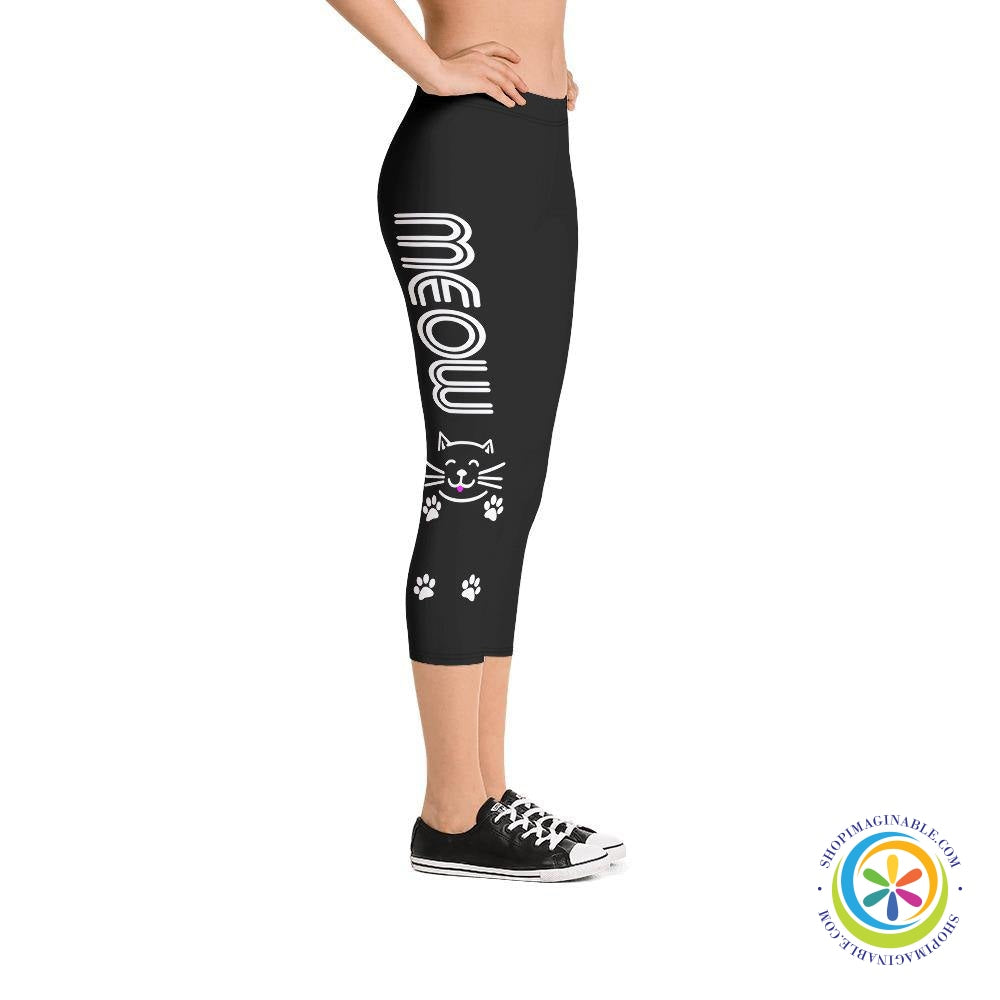 Cutest MEOW Capri Leggings-ShopImaginable.com